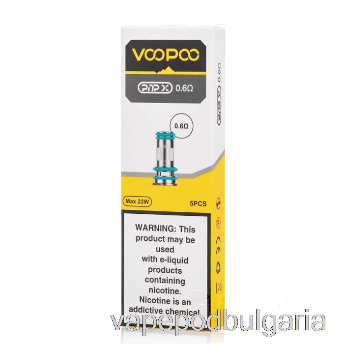 Vape 10000 Дръпки Voopoo Pnp-x Replacement Coils 0.6ohm Pnp-x Coils